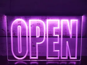 B0C64QFPG9 AALINE Neon Sign Wine Glass Cocktails Bar Led
