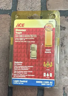 ACE6443V-K ACE Toggle Light Control Dimmer