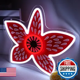 B0FFT27GZX AGJKSGH Stranger Flower Neon Thngs Sign Demooo Usb