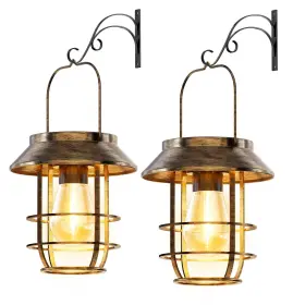 B0F13TYGKP AHAORIGIN Solar Lanterns Waterproof Bright Light