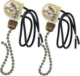 X201908BRONZE-2 AIFEIER Ceiling Fan Switch Chain Zing Ear