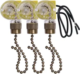 AAA-001 AKAHTTBN Ceiling Fan Light Switch Zing Ear Wire Chain
