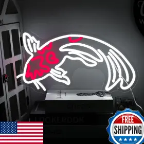 Alkkign B0c789lx25 Koi Fish Neon Sign For Wall Decor Carp Light Japanese Led