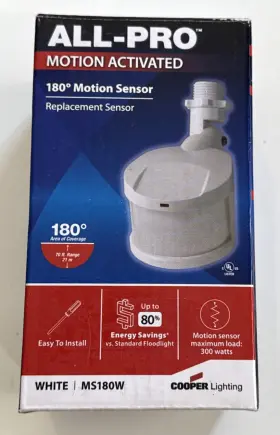 080083756780 Motion Light Sensor Cooper Lightning