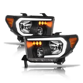 8712214 ALPHA OWLS Crystal Headlights Led Light Bar Amber