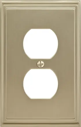 BP36522BBZ AMEROCK Mulholland Single Gang Duplex Outlet Wall