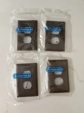 BP36522ORB AMEROCK Mulholland Double Outlet Switch Plate