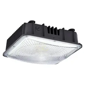 Amptonica B083xjjq22 Led Canopy Light 50w 6000lm 100-277vac Etl Listed 5000k Daylight