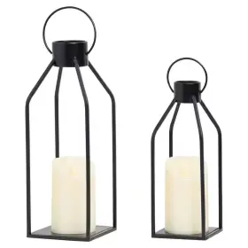 744110259162 ANGEL SAR Farmhouse Candle Lanterns Timer