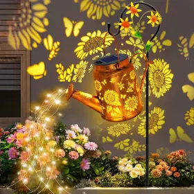 B0F28JLLYG ANGMLN Solar Lights Waterproof Sunflower Watering