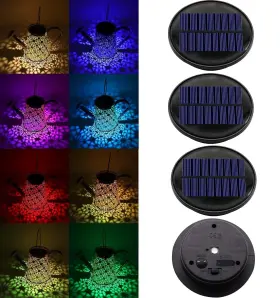 B0FL251RP5 ANGMLN Pack Solar Lantern Lids Top Led Light
