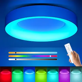 B0B4TYC2Q6 ANNAROR Led Flush Mount Ceiling Light Remote
