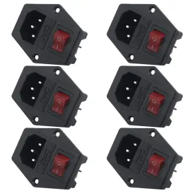 AZ18050302 ANTRADER Inlet Module Plug Male Power Socket Fuse