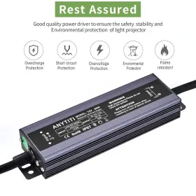 LEDPOWER00 ANYTITI Led Driver Power Supply Waterproof Plug #2