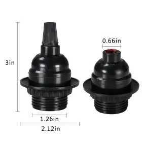 APL-L011-8 APLSTAR Light Sockets Edison Lamp Holder Screw #2