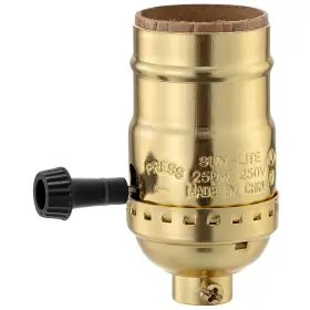 789591187917 ARMIIKA Lamp Socket Base Turn Knob Lowmediumhigh