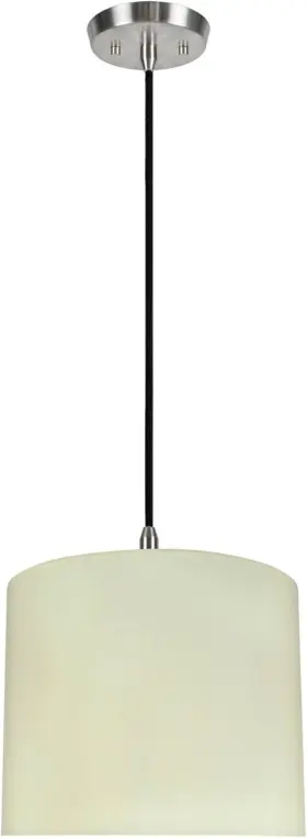 71090-11 ASPEN CREATIVE Pendant Ceiling Light Drum Lamp
