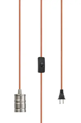 814697024788 ASPEN CREATIVE Plug Socket Pendant Fixture Sati