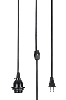21006A ASPEN CREATIVE CORPORATION Light Plug Socket Pendant