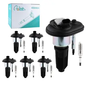 UF303 AULINK Ignition Coil Pack Spark Plugs Buick Rainier