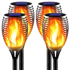 Awethone B08t71zkyw Large Solar Torch Light Flickering Flame Upgraded Ultra-bright
