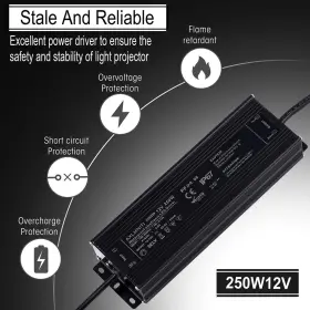 250W AXLHNITI Led Driver Waterproof Transformer Power Supply #2