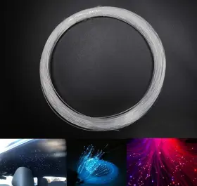 769407394326 AZIMOM Pmma End Glow Fiber Optic Cable Roll Star