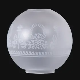 00991I B-P LAMP Ball Shade Filigree Design