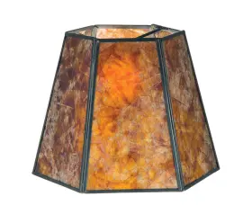 05700M B-P LAMP Mica Hexagon Shade