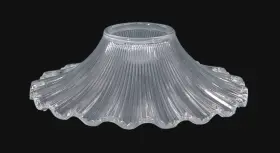 08648 B-P LAMP Glass Petticoat Shade