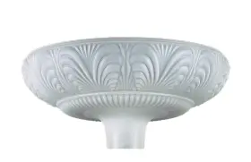 09016 B-P LAMP Torchiere Cry Etch