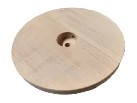 1.25H B-P LAMP Unfinished Raw Wooden Bases