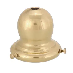 10751U B-P LAMP Fitter Bulbousshaped Shade Holder Unfinished