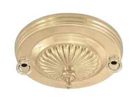 10807U B-P LAMP Embossed Solid Canopy Unfinished
