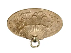 11800U B-P LAMP Finely Detailed Canopy Unfinished