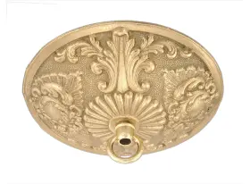 11808 B-P LAMP Victorian Cast Canopy Lacq