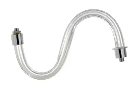 11911 B-P LAMP Fluted Glass Chandelier Arm