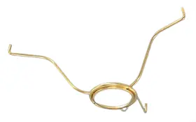 12710 B-P LAMP Mini Tripod Shade Holder Nutmeg Brite Finish