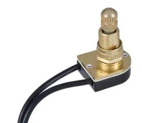 40406 B-P LAMP Canopy Rotary Switches Shank