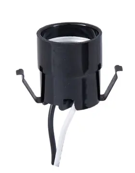 47690 B-P LAMP Phenolic Sockets Clip Wire Leads