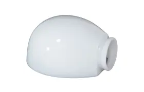 8418 B-P LAMP Half Design Century Bathroom Fixture Shade Opal