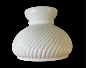 00613 B-P LAMP SUPPLY Fitter Shade Swirl Opal High