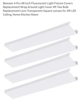 GRE-BEEVEER-703 BEEVEER Pack Fluorescent Light Covers Lens