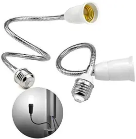 791523150371 BERLYUE Light Socket Extender Lamp Bulb Adapter #3