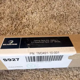 TM3491-10-001 BIG ASS FANS Haiku Downrod Pack