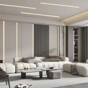 LEDC-001 BOASKUL Pack Plaster Led Channel Recessed Recess #2