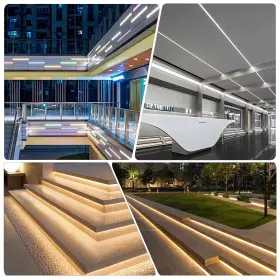 LEDC-001 BOASKUL Pack Plaster Led Channel Recessed Recess #3
