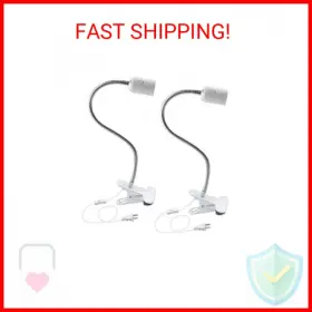 650226438622 BONLUX Clamp Lamp Fixture Flexible Neck Clip