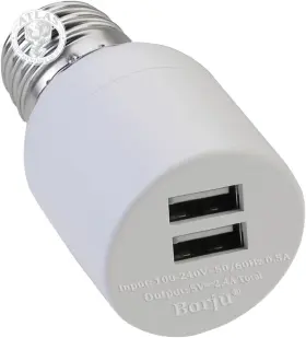 445023112126 BOYEEHOMETECH Borju Light Socket Usb Adapter