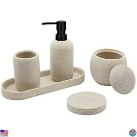 B0BNQ4HM2L BATHROOM Aksipo Set Lotion Dispenser Soap Dish